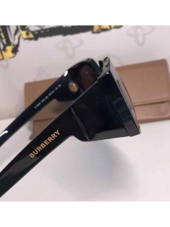 New Authentic Burberry BE4306 3001 Black Sunglasses main image 4